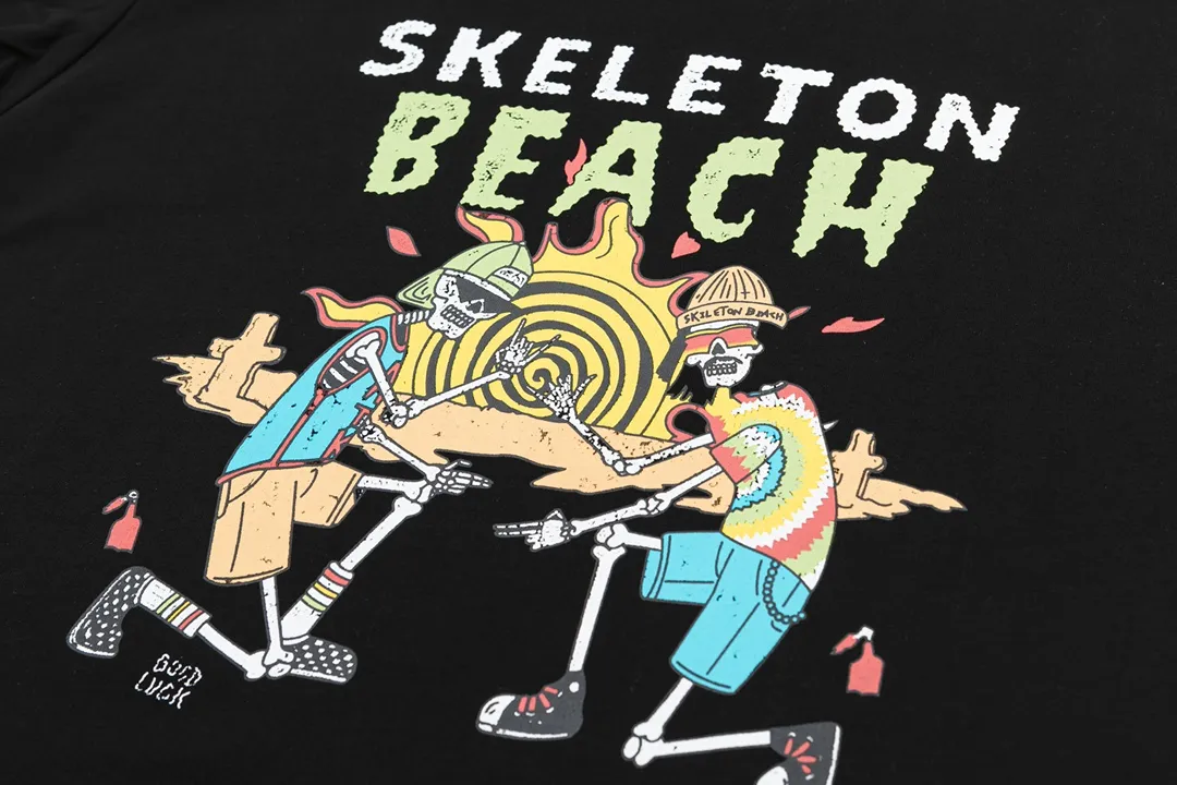 Model D133 Gallery dept American trendy brand printed high street short-sleeved T-shirt. It adopts digital direct printing printing technology and is shaped at high temperature. It is soft, comfortable and breathable. It weighs 240 grams and does not pill, fade or deform. S to XL, p106